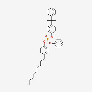 molecular formula C36H43O4P B13759865 (1-Methyl-1-phenylethyl)phenyl nonylphenyl phenyl phosphate CAS No. 63340-28-3