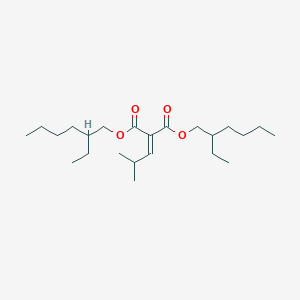 molecular formula C23H42O4 B13759911 Bis(2-ethylhexyl) 2-(2-methylpropylidene)propanedioate CAS No. 5468-27-9