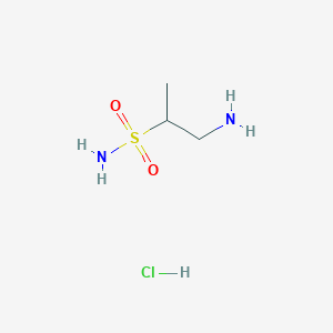 1-Aminopropane-2-sulfonamide hydrochloride