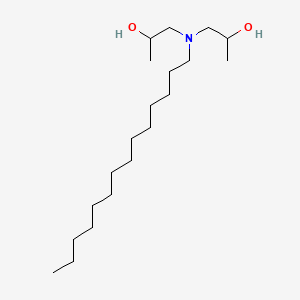 molecular formula C20H43NO2 B13759972 1,1'-(Tetradecylimino)dipropan-2-ol CAS No. 5865-88-3