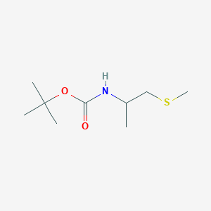 tert-butyl N-[1-(methylsulfanyl)propan-2-yl]carbamate