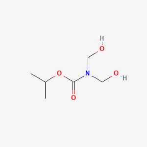 molecular formula C6H13NO4 B13759992 Isopropyl bis(hydroxymethyl)carbamate CAS No. 4987-75-1