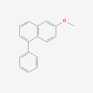 molecular formula C17H14O B13759998 6-Methoxy-1-phenylnaphthalene CAS No. 27331-47-1