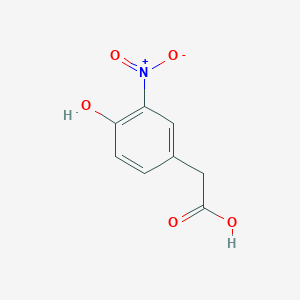 molecular formula C8H7NO5 B137600 4-Hydroxy-3-nitrophenylacetic acid CAS No. 10463-20-4