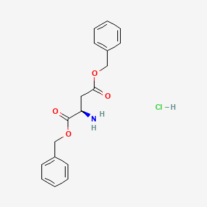 molecular formula C18H20ClNO4 B1376002 H-D-Asp(OBzl)-OBzl.HCl CAS No. 174457-99-9