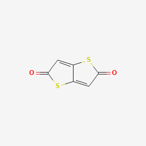 molecular formula C6H2O2S2 B13760093 Thieno[3,2-b]thiophene-2,5-dione CAS No. 60749-71-5