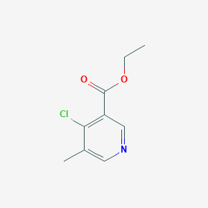 molecular formula C9H10ClNO2 B13760100 Ethyl 4-chloro-5-methylpyridine-3-carboxylate 