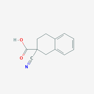 2-Cyano-1,2,3,4-tetrahydronaphthalene-2-carboxylic acid