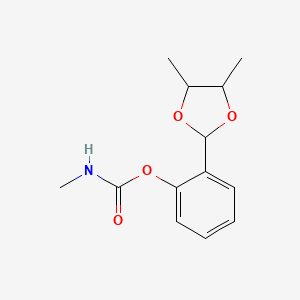 molecular formula C13H17NO4 B13760192 Fondaren CAS No. 22916-01-4