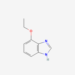 molecular formula C9H10N2O B13760248 4-ethoxy-1H-benzimidazole CAS No. 7471-06-9