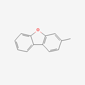 molecular formula C13H10O B13760310 3-Methyldibenzofuran CAS No. 7320-52-7