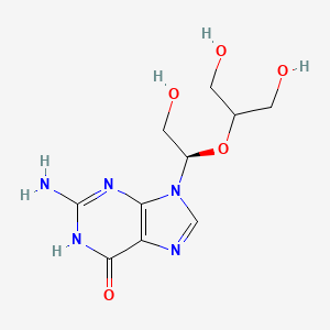 molecular formula C10H15N5O5 B13760316 2',3'-Secoguanosine CAS No. 61773-91-9