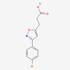 3-(3-(4-Bromophenyl)isoxazol-5-yl)propanoic acid