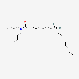molecular formula C26H51NO B13760372 N,N-Dibutyloleamide CAS No. 5831-80-1