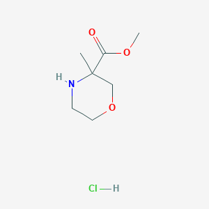 Methyl 3-methylmorpholine-3-carboxylate hydrochloride
