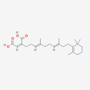 molecular formula C25H38O4 B137607 Dehydroluffariellolide diacid CAS No. 132911-46-7