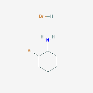 molecular formula C6H13Br2N B1376070 2-Bromocyclohexan-1-amine hydrobromide CAS No. 1384428-06-1
