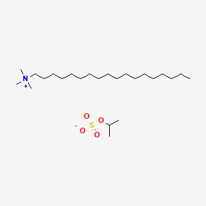 molecular formula C24H53NO4S B13760751 Trimethyl(octadecyl)ammonium isopropyl sulphate CAS No. 78480-18-9