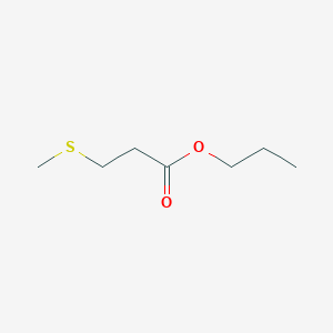 molecular formula C7H14O2S B13760829 Propyl 3-(methylthio)propionate CAS No. 690210-31-2