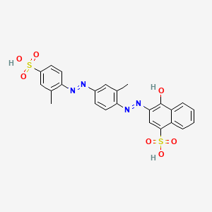 molecular formula C24H20N4O7S2 B13760838 Orseilline BB 