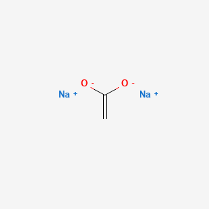 molecular formula C2H2Na2O2 B13760853 Disodium ethene-1,1-diolate CAS No. 534-12-3