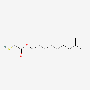 molecular formula C12H24O2S B13760889 Acetic acid, mercapto-, isodecyl ester CAS No. 68845-30-7