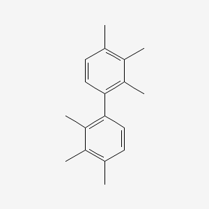 molecular formula C18H22 B13760892 Hexamethylbiphenyl CAS No. 56667-01-7