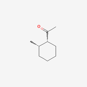 molecular formula C9H16O B13760916 cis-1-(2-Methylcyclohexyl)ethan-1-one CAS No. 5222-62-8