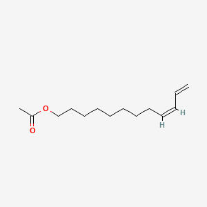 molecular formula C14H24O2 B13760947 (Z)-Dodeca-9,11-dienyl acetate CAS No. 51760-35-1