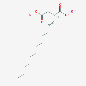 molecular formula C16H26K2O4 B13760955 Dipotassium;2-dodec-1-enylbutanedioate 