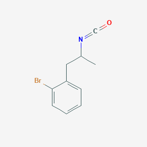 molecular formula C10H10BrNO B1376096 1-Bromo-2-(2-isocyanatopropyl)benzene CAS No. 1394041-25-8