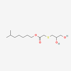 molecular formula C13H26O4S B13760984 Isooctyl [(2,3-dihydroxypropyl)thio]acetate CAS No. 54575-17-6