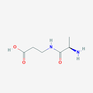 molecular formula C6H12N2O3 B13761118 H-D-ALA-beta-ALA-OH 