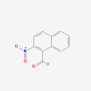 molecular formula C11H7NO3 B13761217 2-Nitronaphthalene-1-carbaldehyde CAS No. 58998-07-5
