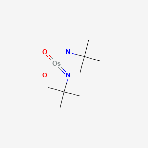 molecular formula C8H18N2O2Os B13761225 Bis(tert-butylimido)osmium dioxide 