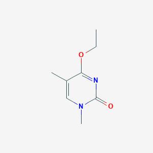 molecular formula C8H12N2O2 B13761322 4-Ethoxy-1,5-dimethyl-1H-pyrimidin-2-one 