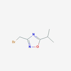 3-(Bromomethyl)-5-isopropyl-1,2,4-oxadiazole