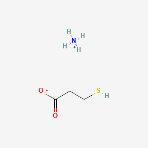 molecular formula C3H9NO2S B13761436 Ammonium 3-mercaptopropionate CAS No. 70776-74-8