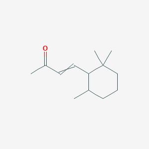 molecular formula C13H22O B13761462 4-(2,2,6-Trimethylcyclohexyl)-3-buten-2-one CAS No. 36208-32-9