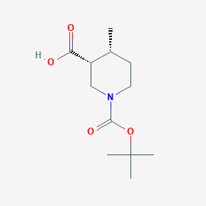 (3R,4R)-Rel-1-[(tert-butoxy)carbonyl]-4-methylpiperidine-3-carboxylic acid