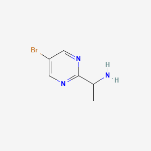 1-(5-Bromopyrimidin-2-yl)ethan-1-amine
