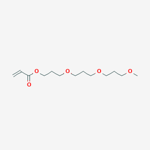 molecular formula C13H24O5 B13761623 2-Propenoic acid, 3-[3-(3-methoxypropoxy)propoxy]propyl ester CAS No. 7328-19-0