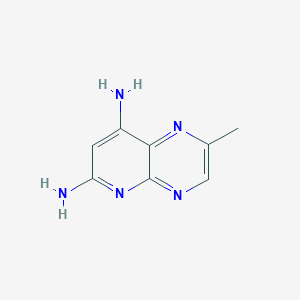 molecular formula C8H9N5 B13761655 2-Methylpyrido[2,3-b]pyrazine-6,8-diamine CAS No. 74023-41-9