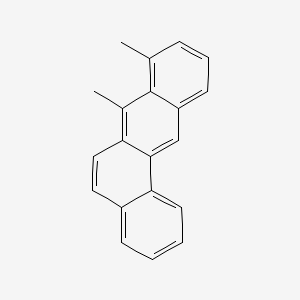 molecular formula C20H16 B13761661 7,8-Dimethylbenz(a)anthracene CAS No. 604-81-9