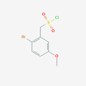(2-Bromo-5-methoxyphenyl)methanesulfonyl chloride
