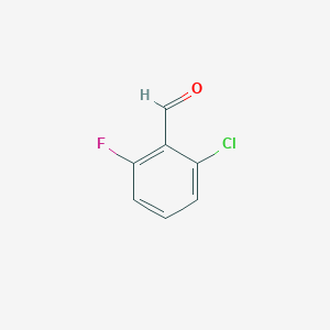 molecular formula C7H4ClFO B137617 2-Chloro-6-fluorobenzaldehyde CAS No. 387-45-1
