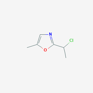 2-(1-Chloroethyl)-5-methyl-1,3-oxazole