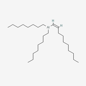 molecular formula C26H53Al B13761725 (Z)-Dec-1-enyldioctylaluminium CAS No. 68900-77-6