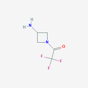 1-(3-Aminoazetidin-1-yl)-2,2,2-trifluoroethan-1-one