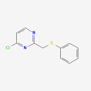 4-Chloro-2-[(phenylsulfanyl)methyl]pyrimidine